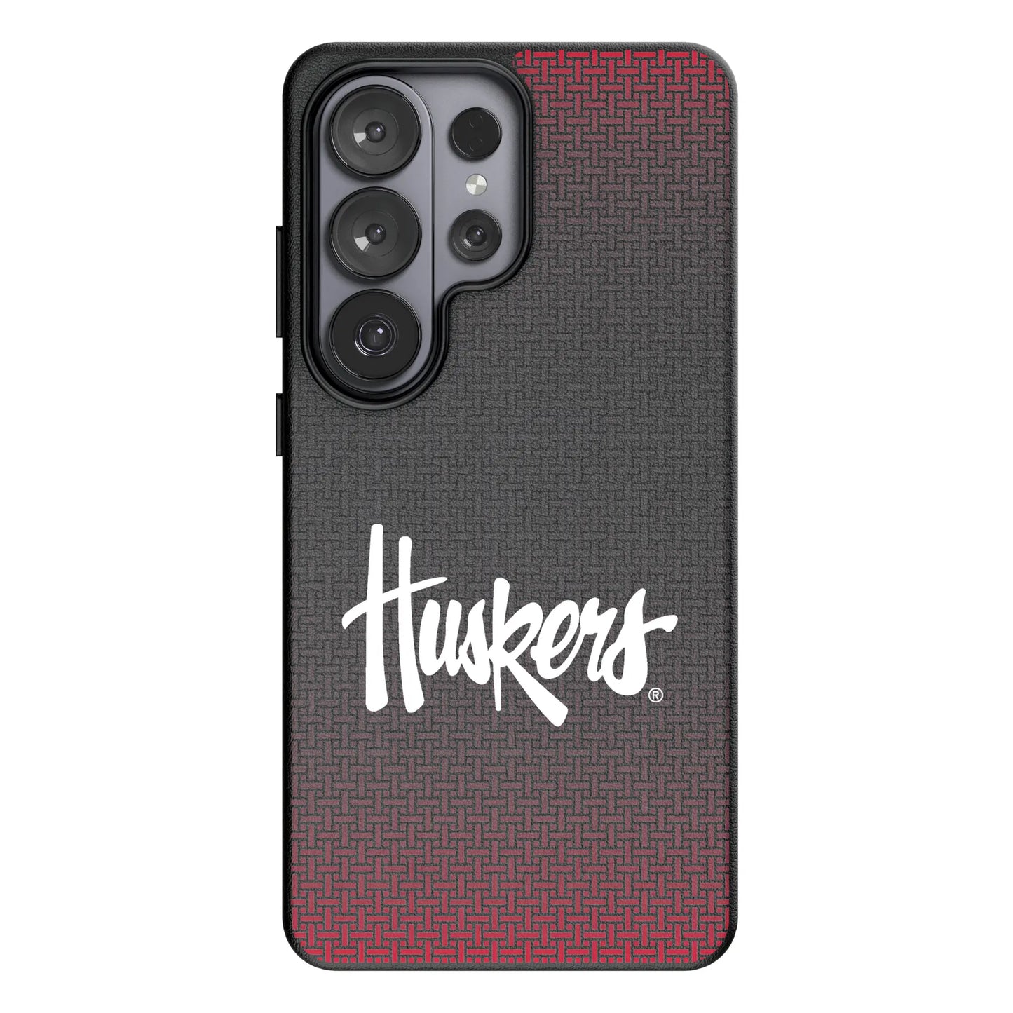 University of Nebraska Huskers Linen MagSafe Compatible Phone Case for Samsung Galaxy
