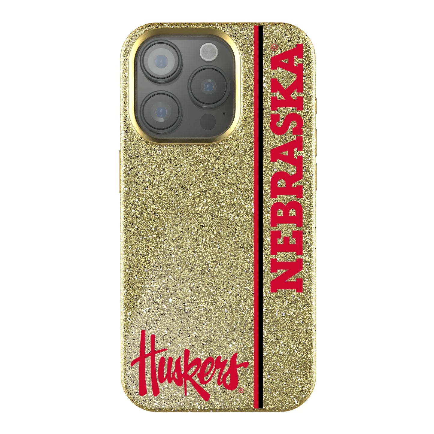 University of Nebraska Huskers Sidebar Bling Phone Case for Apple iPhone
