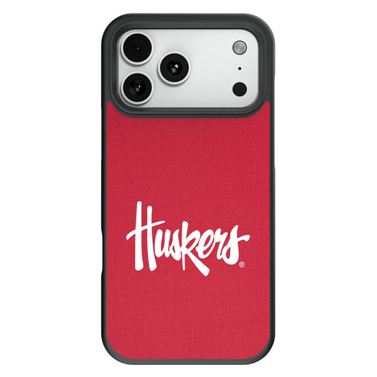University of Nebraska Huskers Solid Bump Phone Case for Apple iPhone