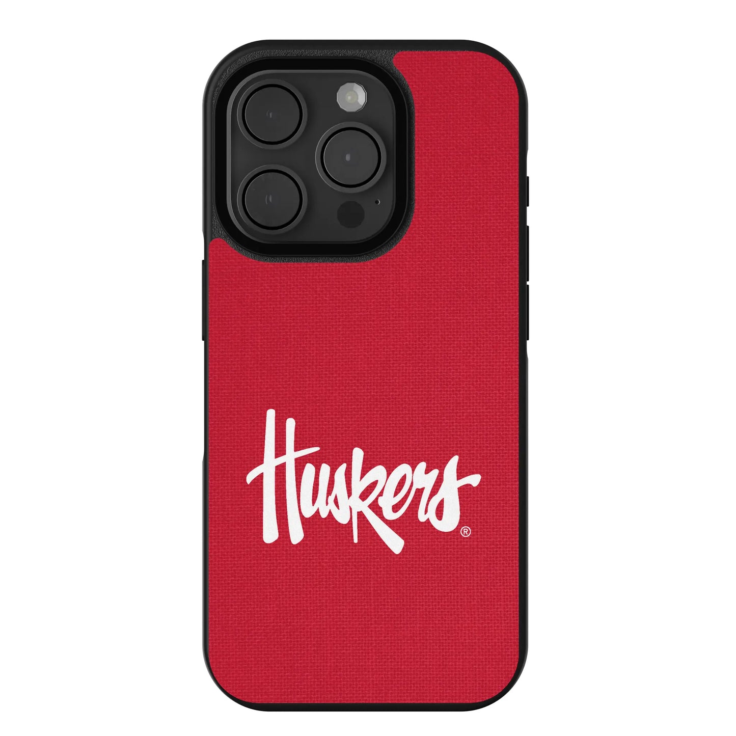 University of Nebraska Huskers Solid Bump Phone Case for Apple iPhone