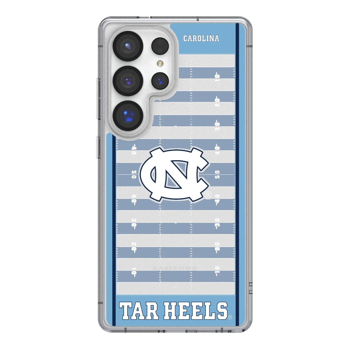 University of North Carolina Tar Heels Field Clear Phone Case for Samsung Galaxy