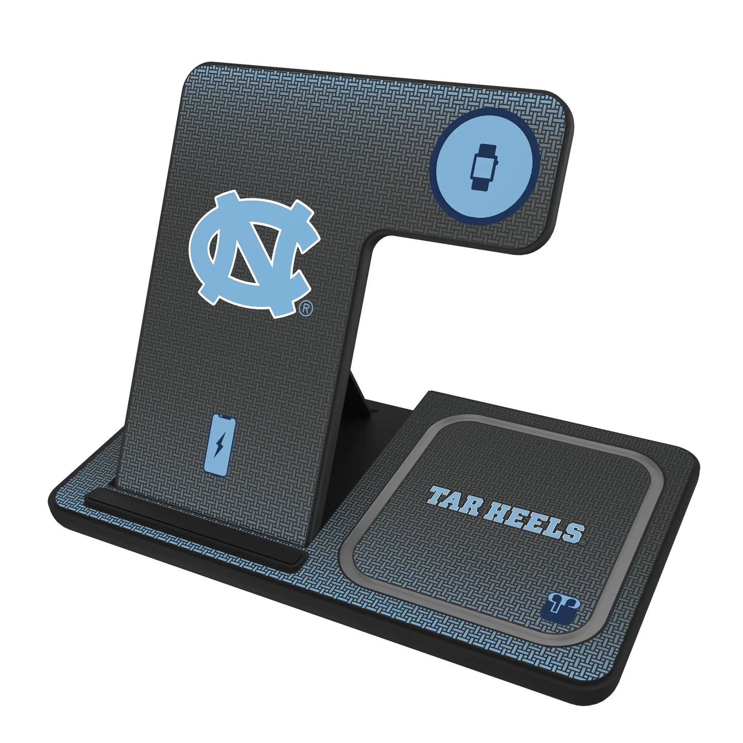 University of North Carolina Tar Heels Linen 3 in 1 Charging Station