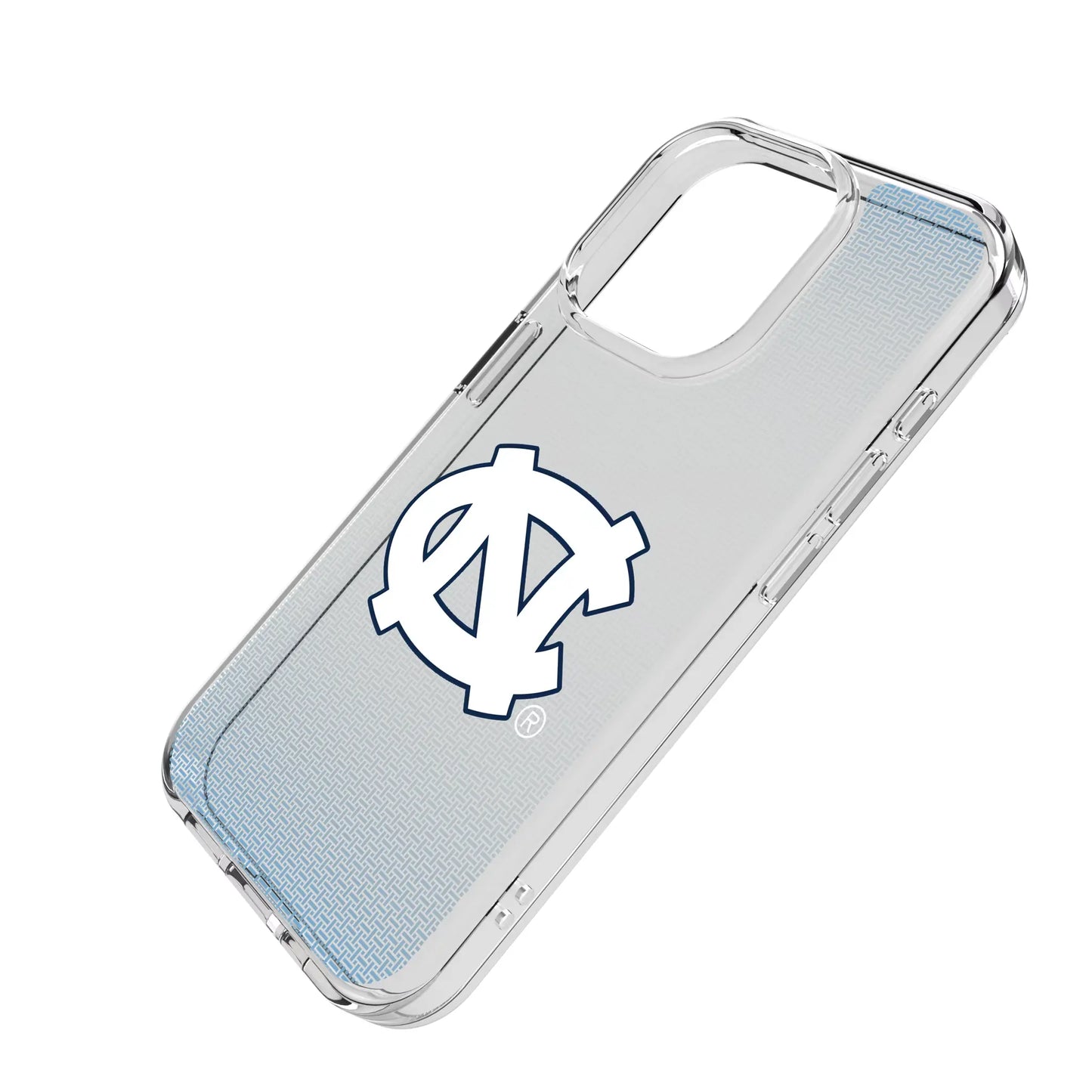 University of North Carolina Tar Heels Linen Clear Phone Case for Apple iPhone