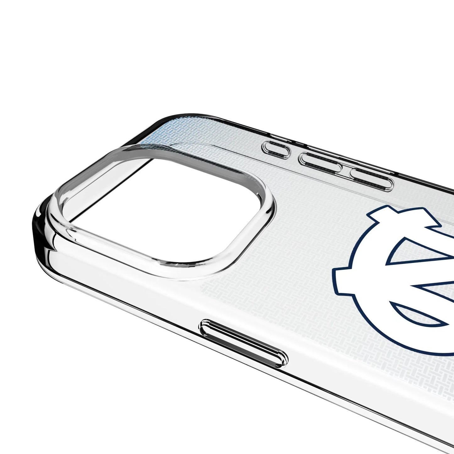 University of North Carolina Tar Heels Linen Clear Phone Case for Apple iPhone