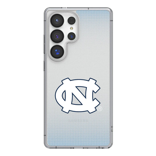 University of North Carolina Tar Heels Linen Clear Phone Case for Samsung Galaxy