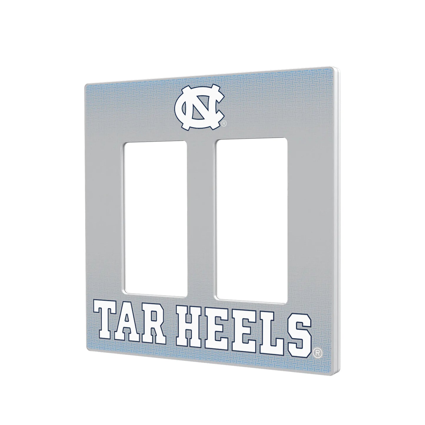 University of North Carolina Tar Heels Linen Hidden-Screw Light Switch Plate