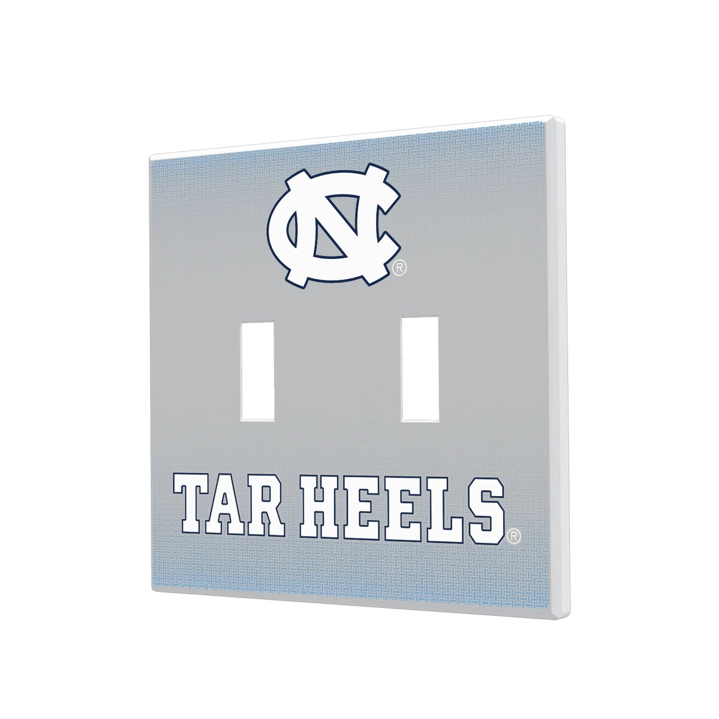 University of North Carolina Tar Heels Linen Hidden-Screw Light Switch Plate