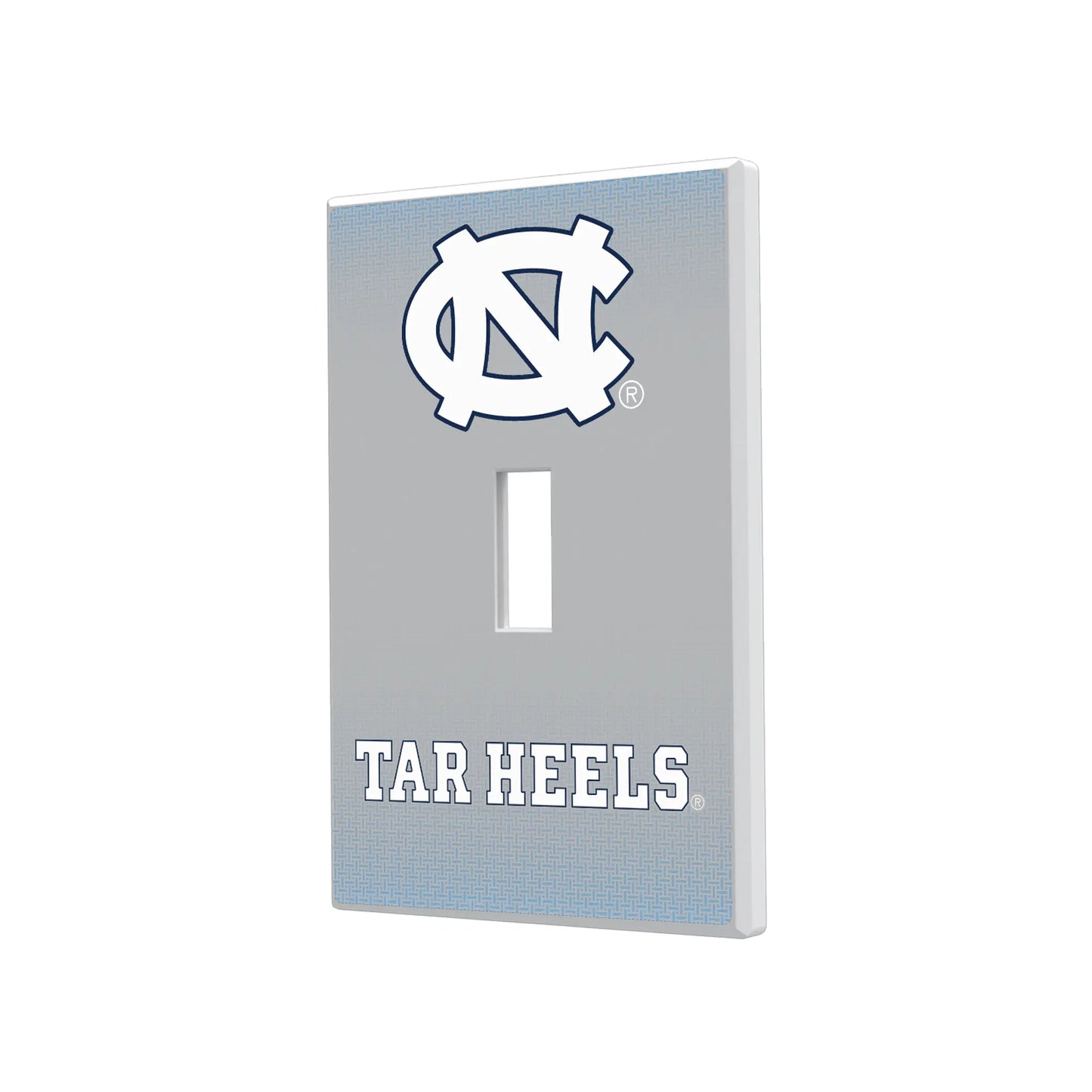 University of North Carolina Tar Heels Linen Hidden-Screw Light Switch Plate