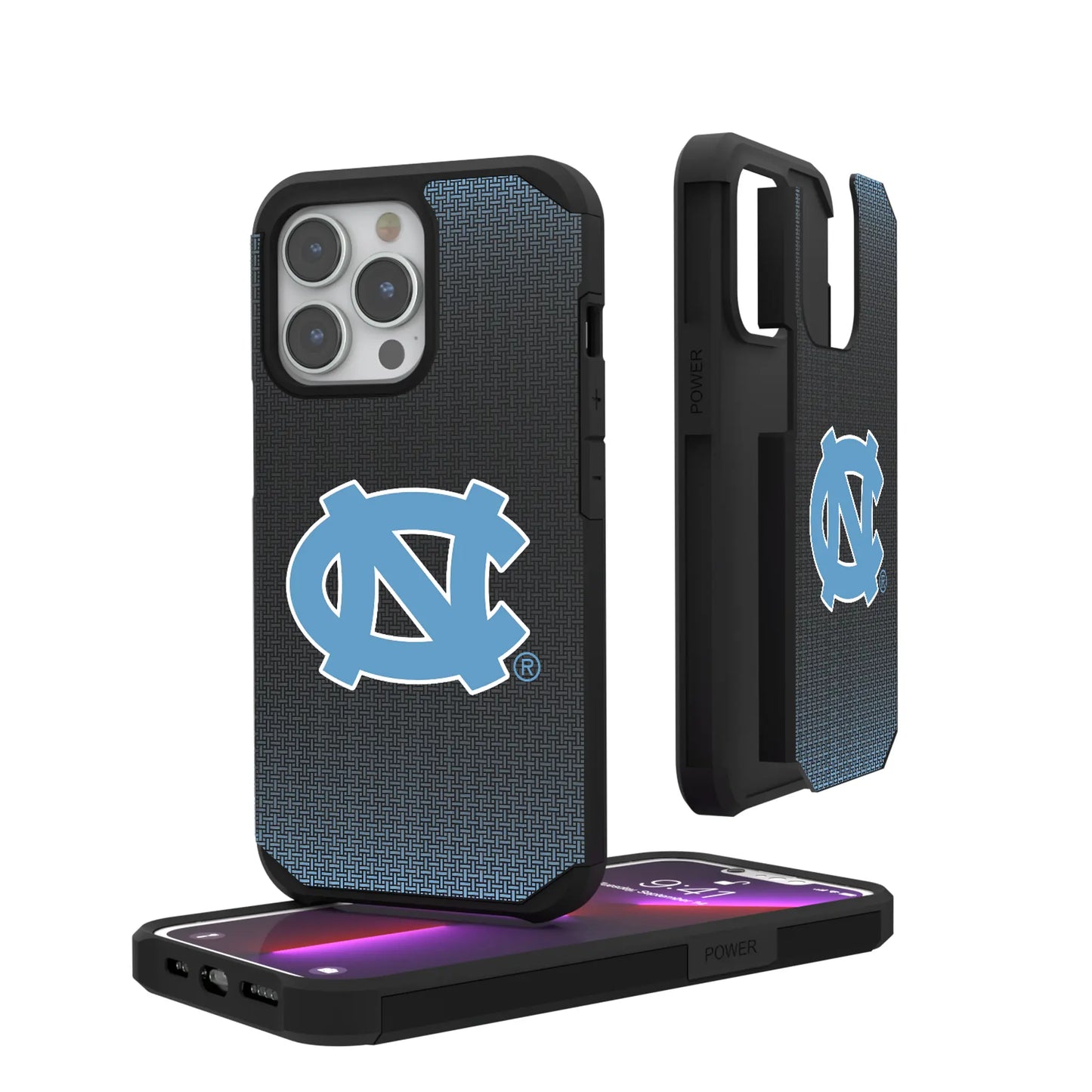 University of North Carolina Tar Heels Linen Rugged Phone Case for Apple iPhone