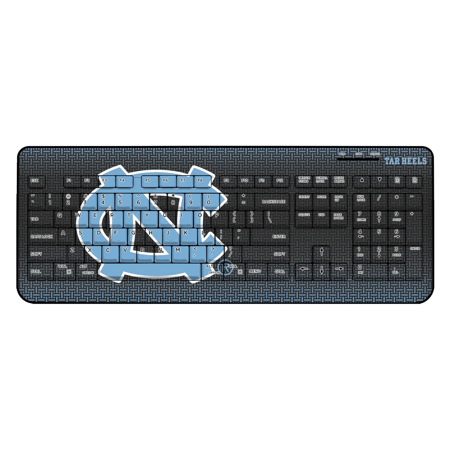 University of North Carolina Tar Heels Linen Wireless USB Keyboard
