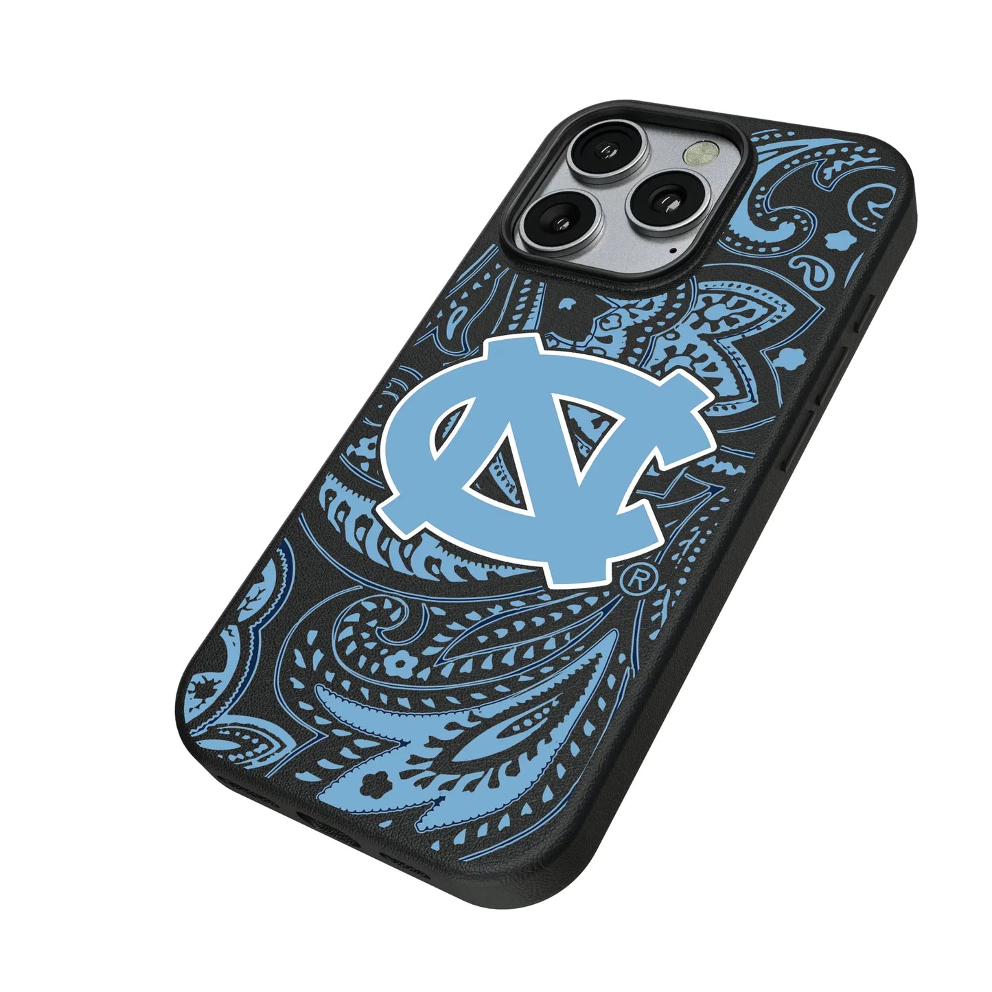 University of North Carolina Tar Heels Paisley MagSafe Compatible Phone Case for Apple iPhone