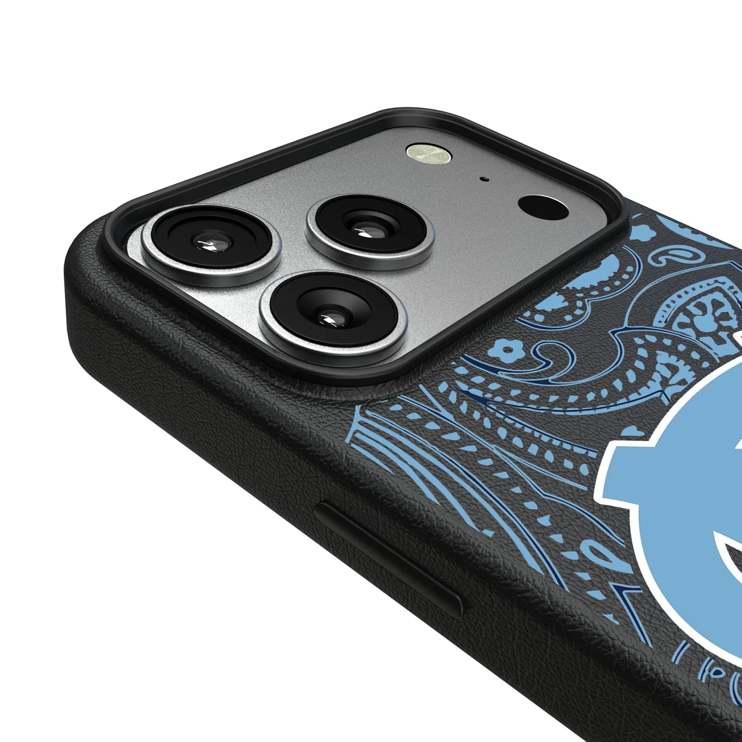 University of North Carolina Tar Heels Paisley MagSafe Compatible Phone Case for Apple iPhone