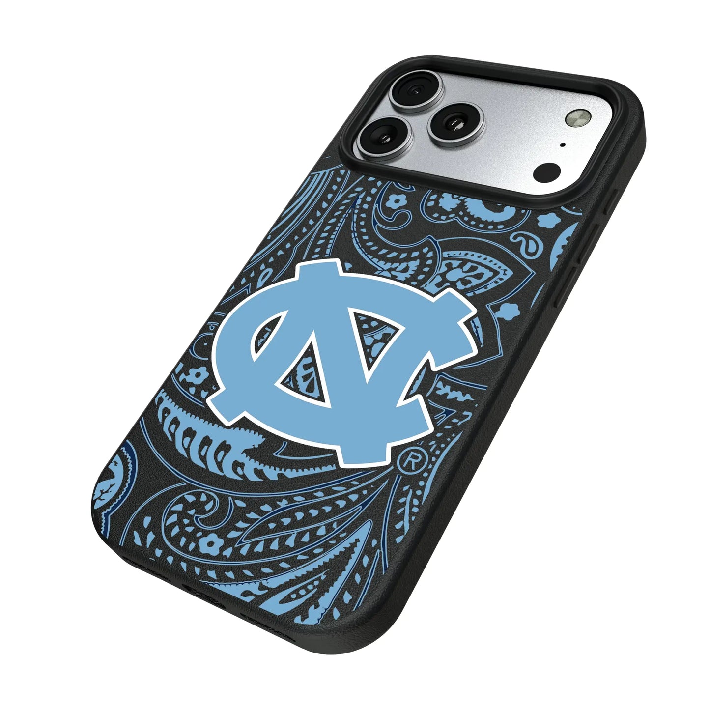University of North Carolina Tar Heels Paisley MagSafe Compatible Phone Case for Apple iPhone