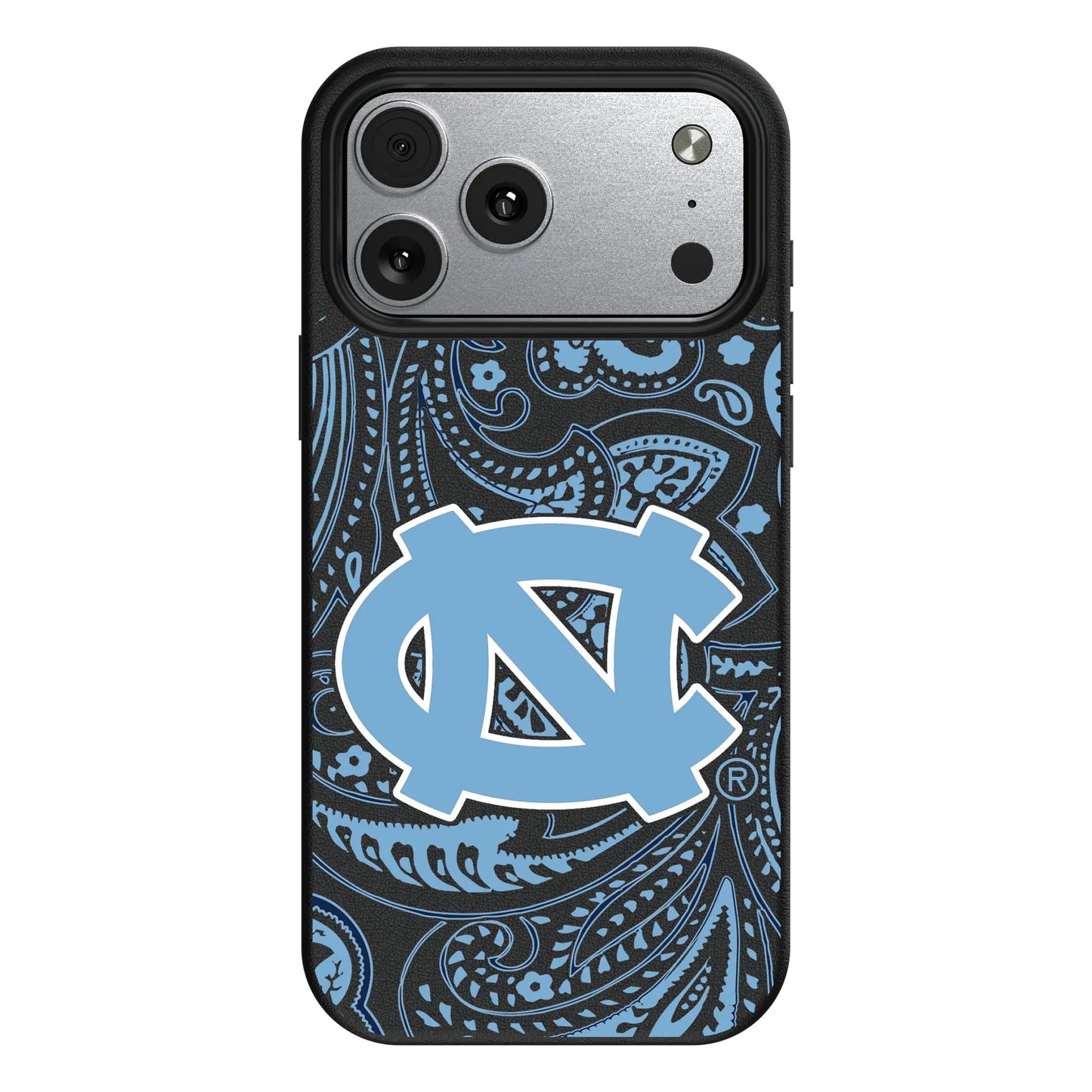 University of North Carolina Tar Heels Paisley MagSafe Compatible Phone Case for Apple iPhone