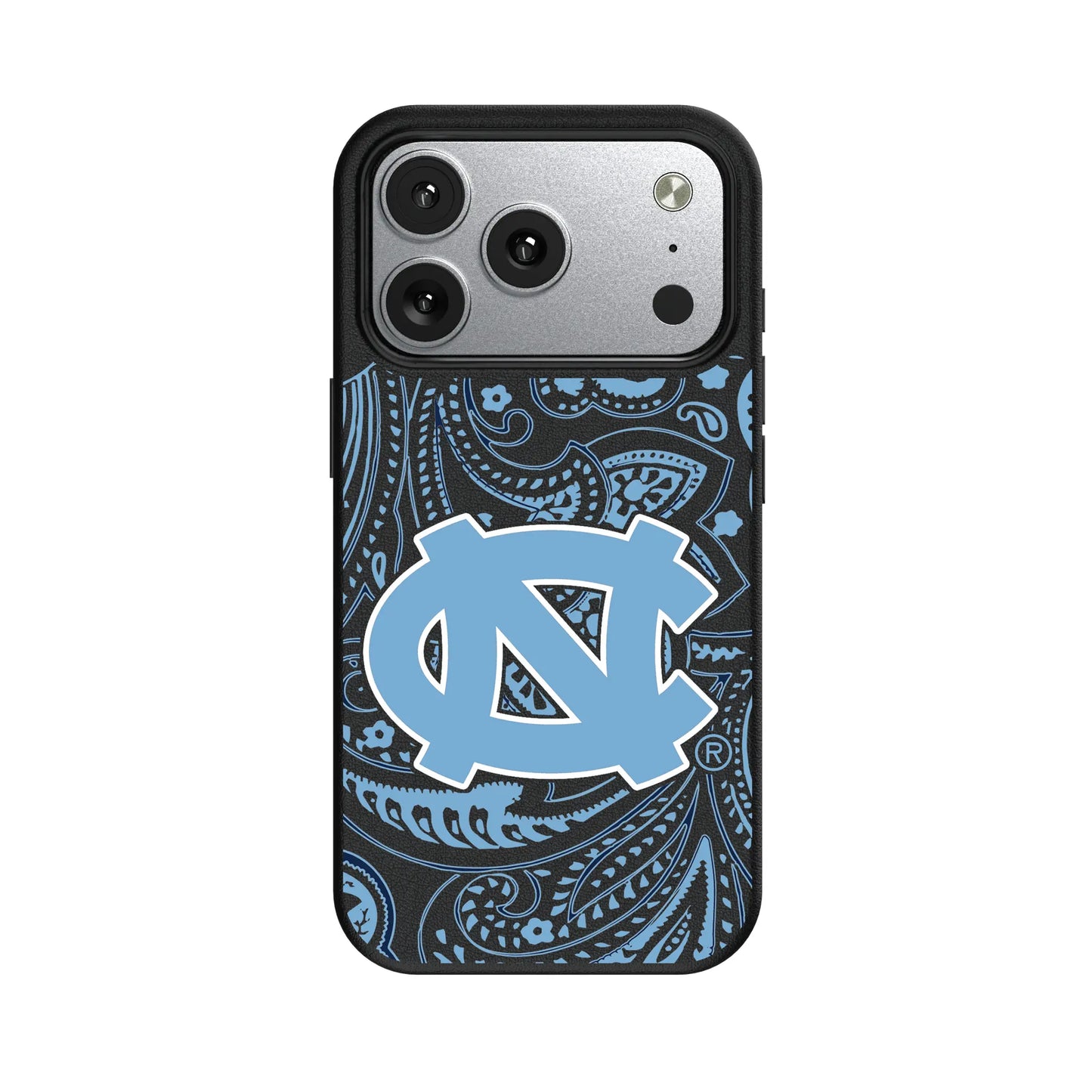 University of North Carolina Tar Heels Paisley MagSafe Compatible Phone Case for Apple iPhone