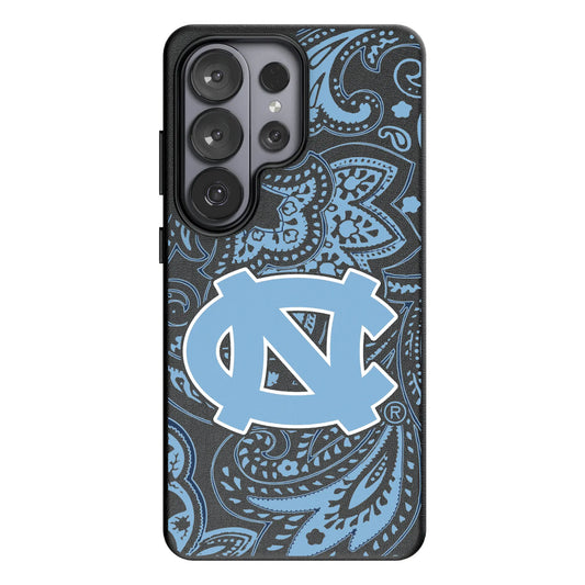 University of North Carolina Tar Heels Paisley MagSafe Compatible Phone Case for Samsung Galaxy