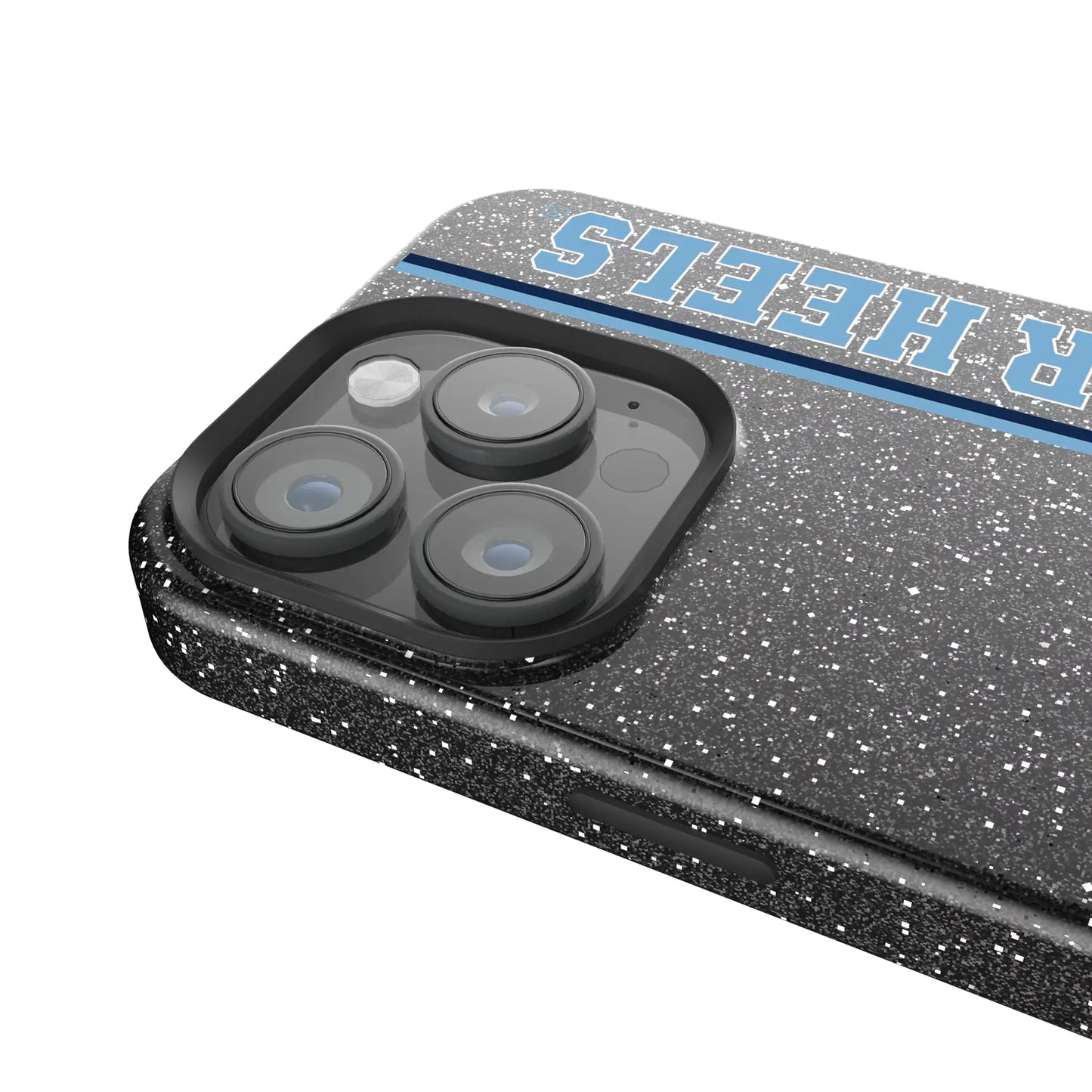 University of North Carolina Tar Heels Sidebar Black Bling Phone Case for Apple iPhone
