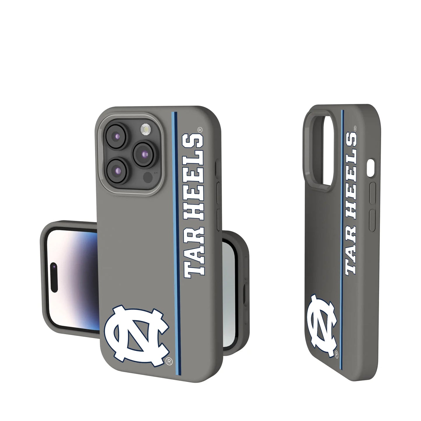 University of North Carolina Tar Heels Sidebar Soft Touch Phone Case for Apple iPhone