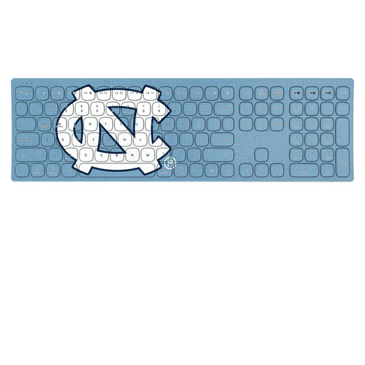 University of North Carolina Tar Heels Solid Curved Wireless Keyboard
