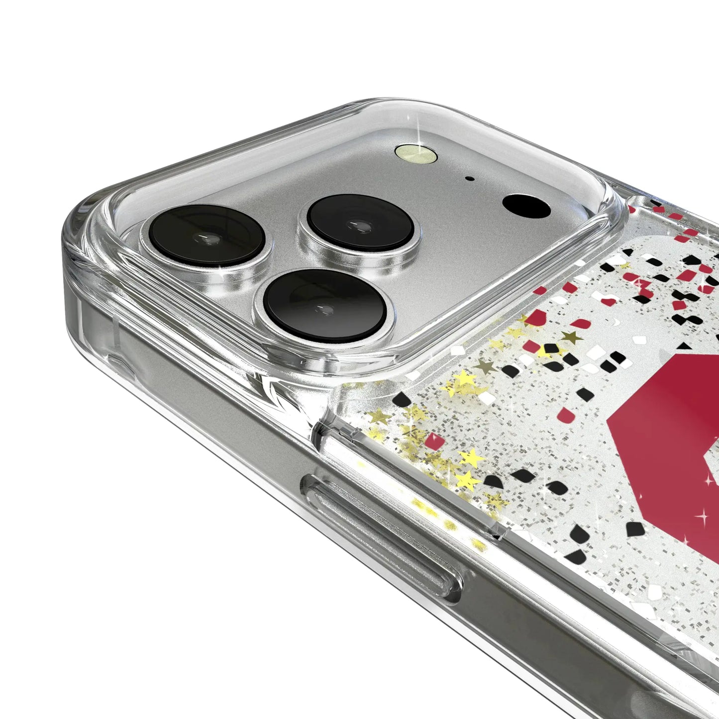 University of Oklahoma Sooners Confetti Glitter Phone Case for Apple iPhone