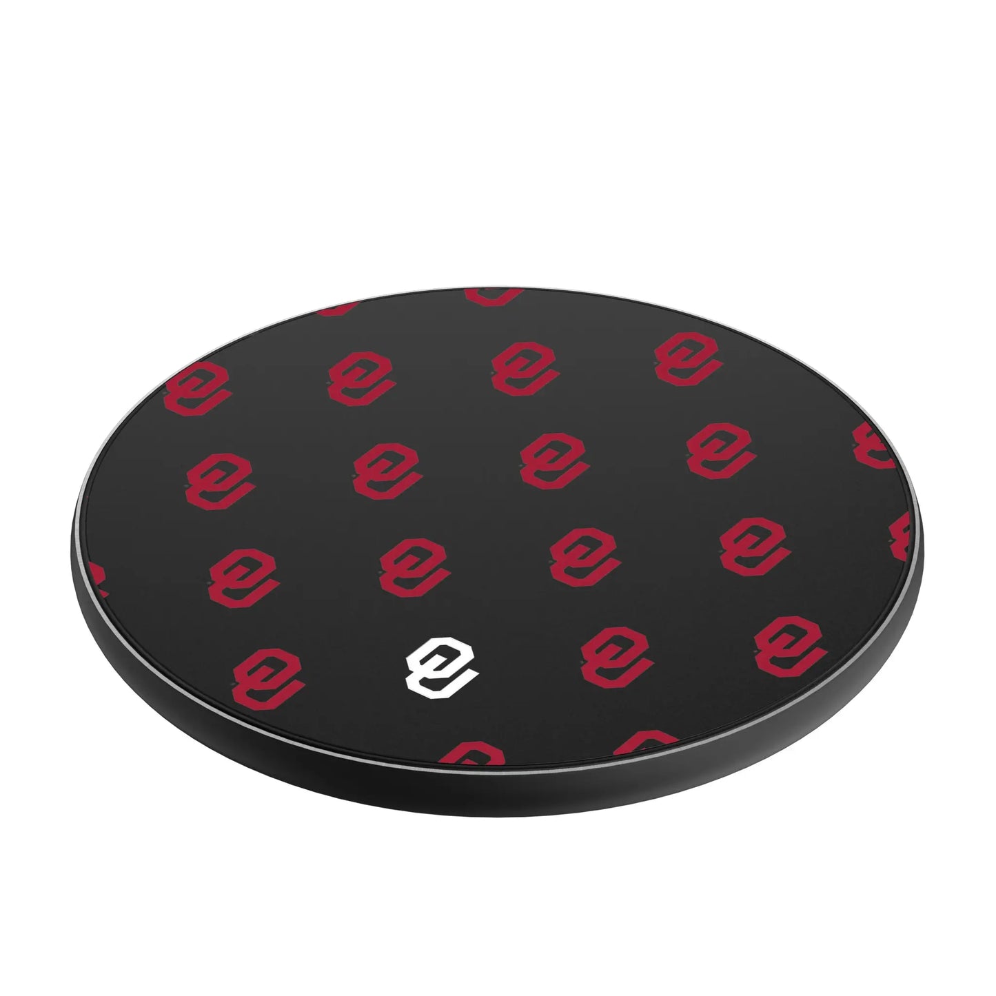 University of Oklahoma Sooners Fashion Pattern 15-Watt Wireless Charger