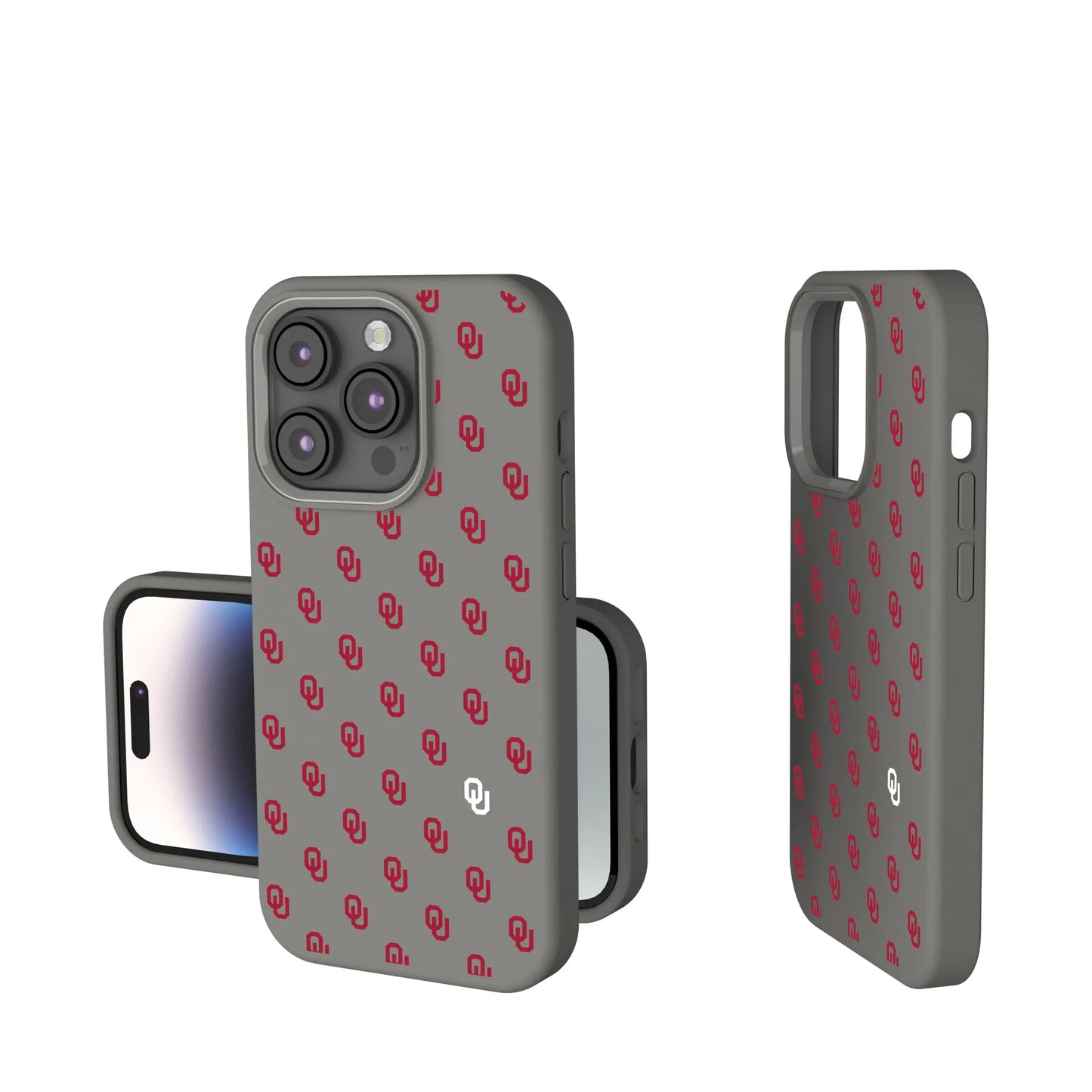University of Oklahoma Sooners Fashion Pattern Soft Touch Phone Case for Apple iPhone