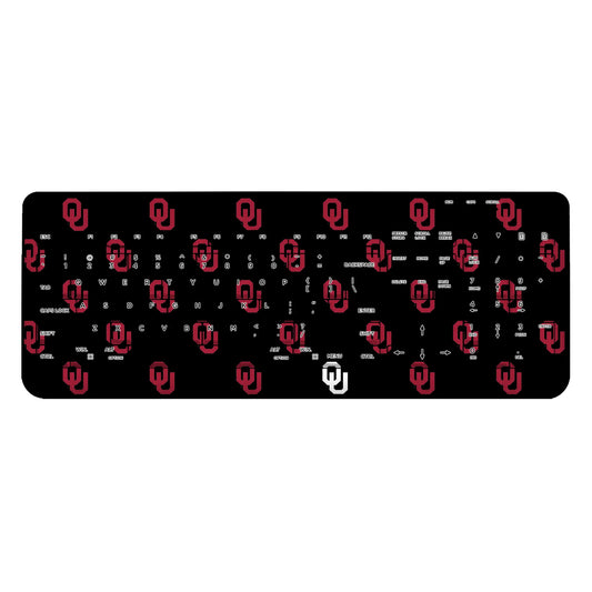 University of Oklahoma Sooners Fashion Pattern Wireless USB Keyboard
