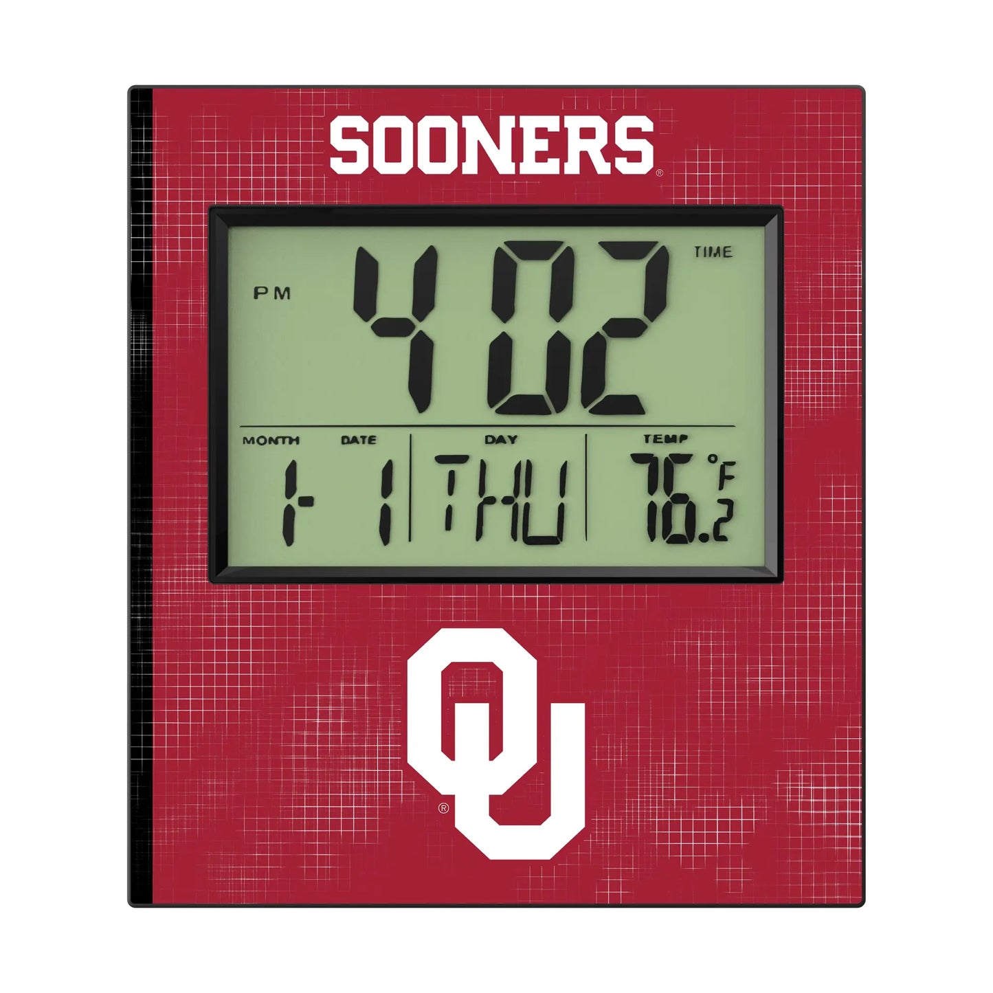 University of Oklahoma Sooners Hatch Wall Clock