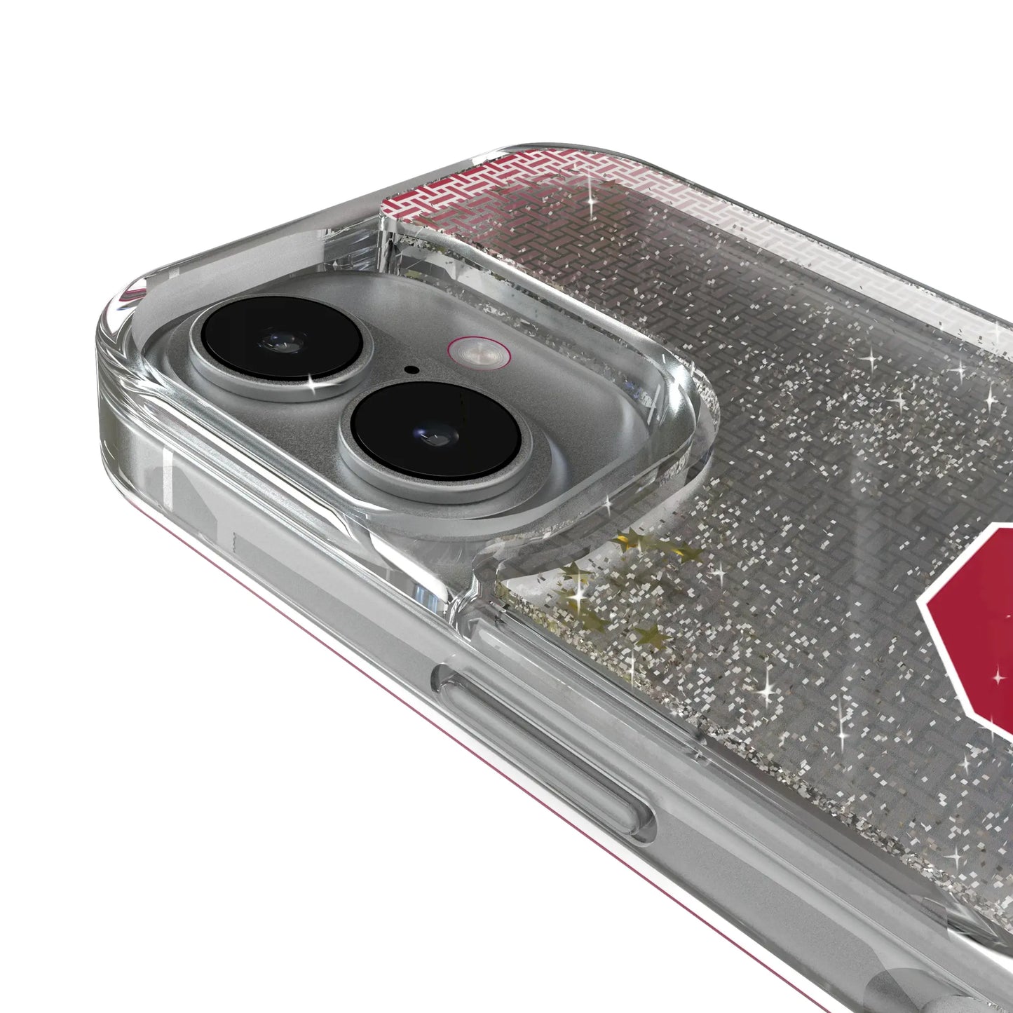 University of Oklahoma Sooners Linen Glitter Phone Case for Apple iPhone