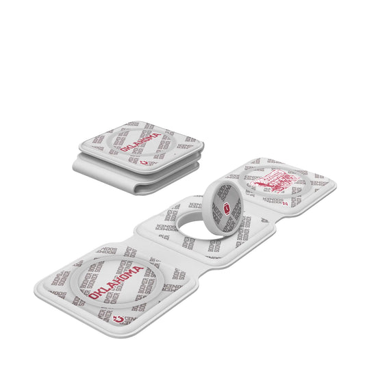 University of Oklahoma Sooners Quadtile Foldable 3 in 1 Charger