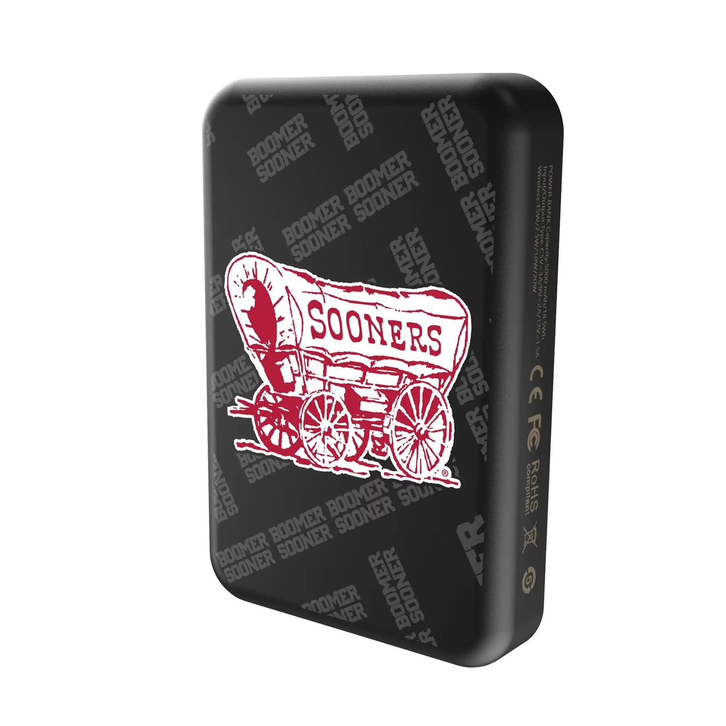 University of Oklahoma Sooners Quadtile Wireless Mag Power Bank