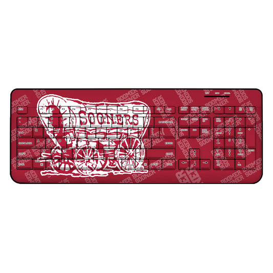 University of Oklahoma Sooners Quadtile Wireless USB Keyboard