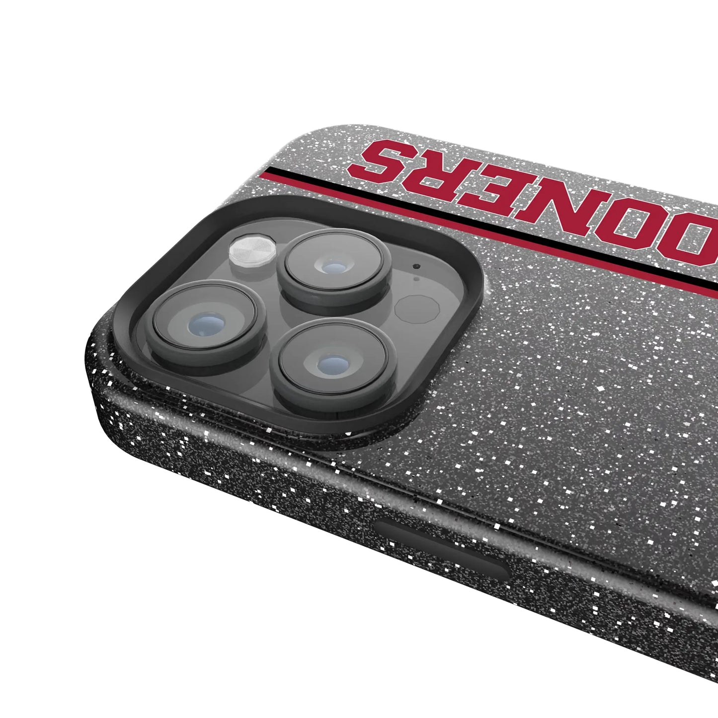 University of Oklahoma Sooners Sidebar Black Bling Phone Case for Apple iPhone