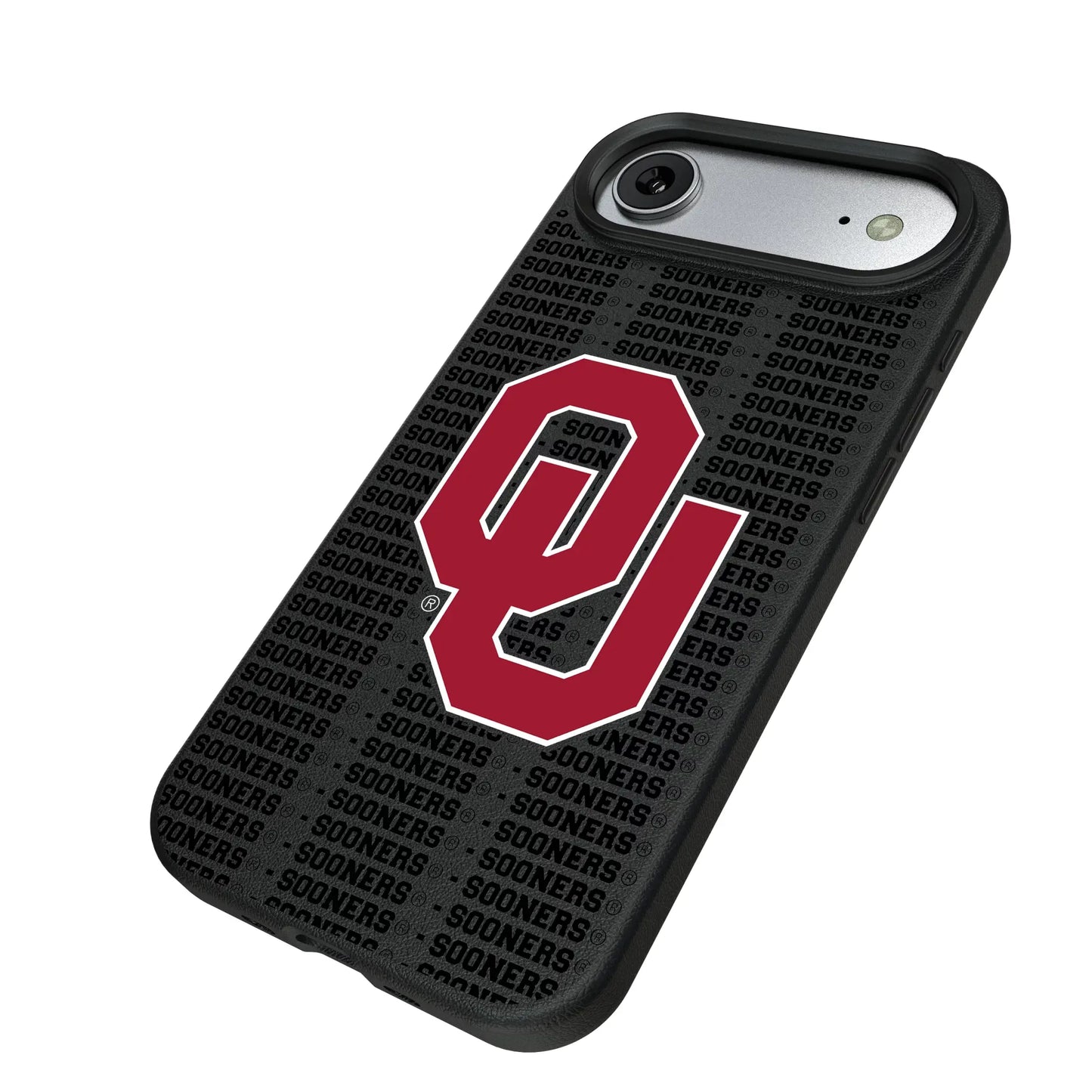 University of Oklahoma Sooners Text Backdrop MagSafe Compatible Phone Case for Apple iPhone