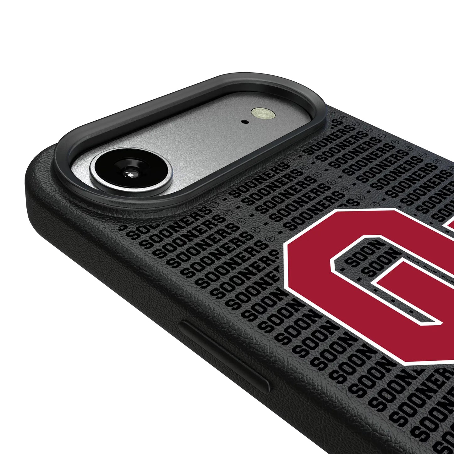 University of Oklahoma Sooners Text Backdrop MagSafe Compatible Phone Case for Apple iPhone