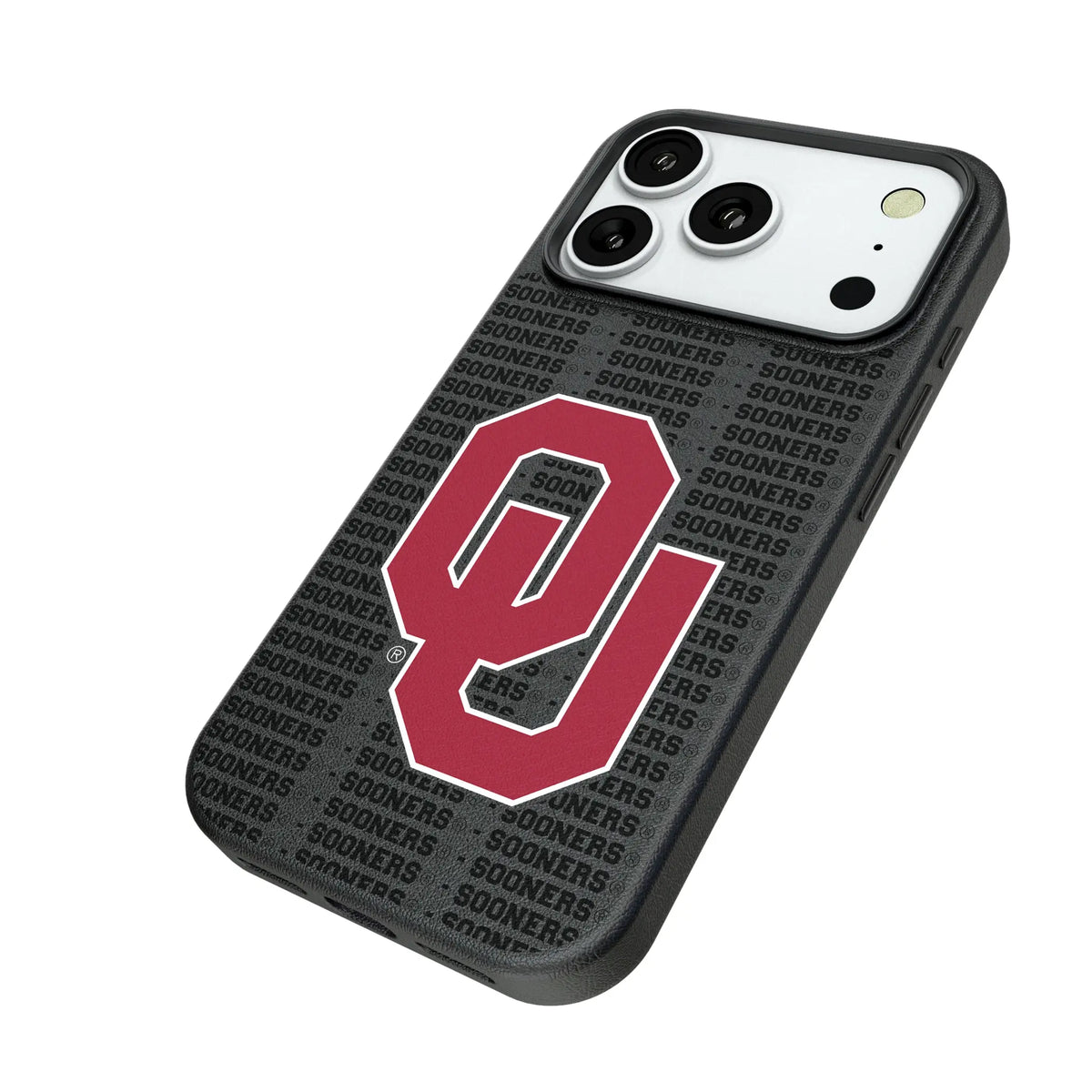 University of Oklahoma Sooners Text Backdrop MagSafe Compatible Phone Case for Apple iPhone