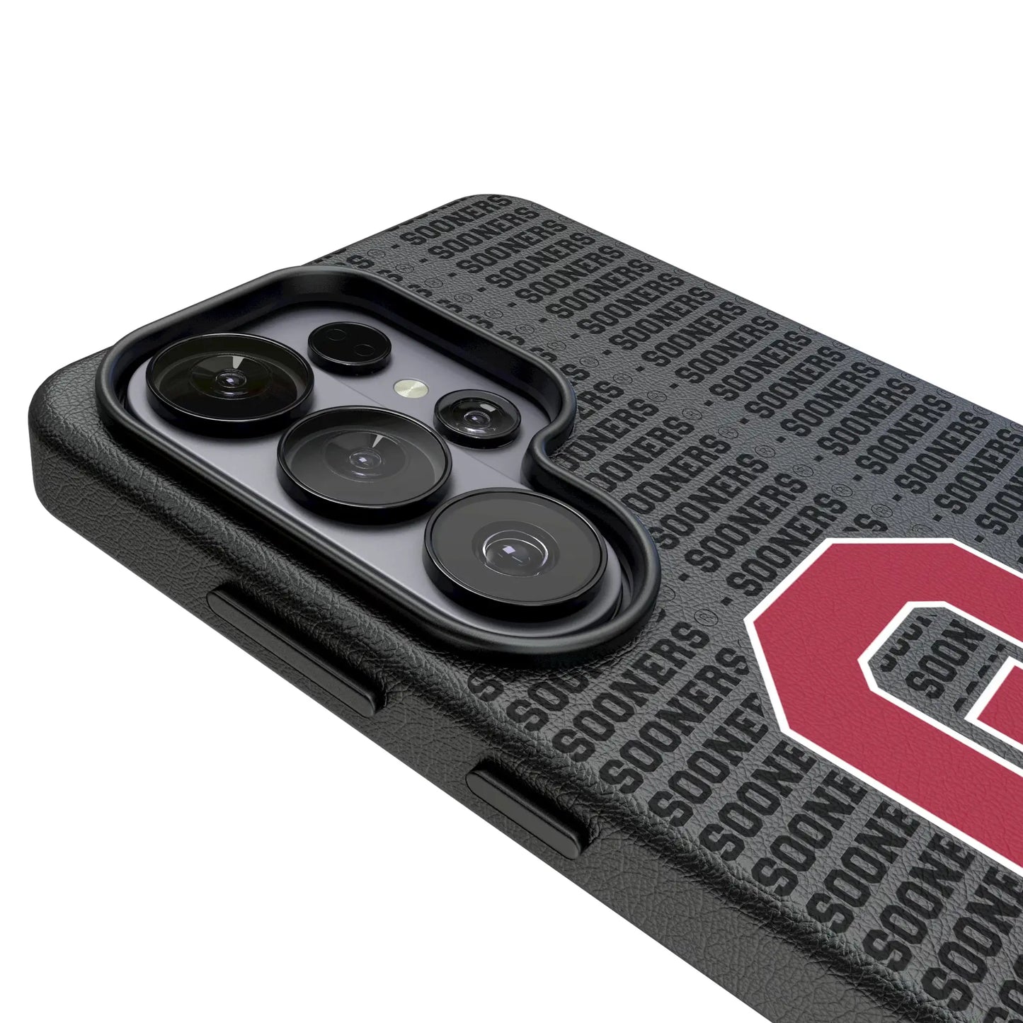 University of Oklahoma Sooners Text Backdrop MagSafe Compatible Phone Case for Samsung Galaxy
