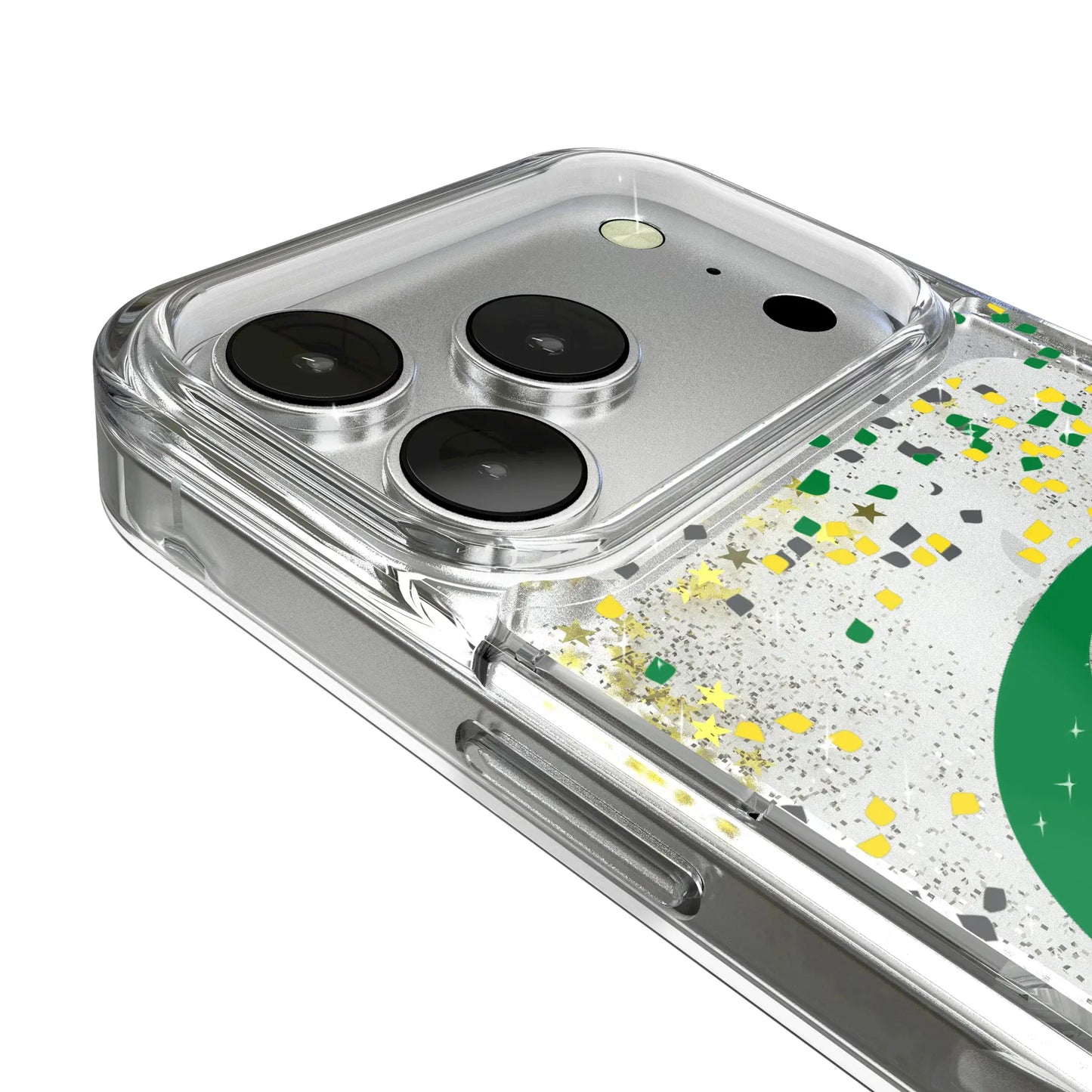 University of Oregon Ducks Confetti Glitter Phone Case for Apple iPhone