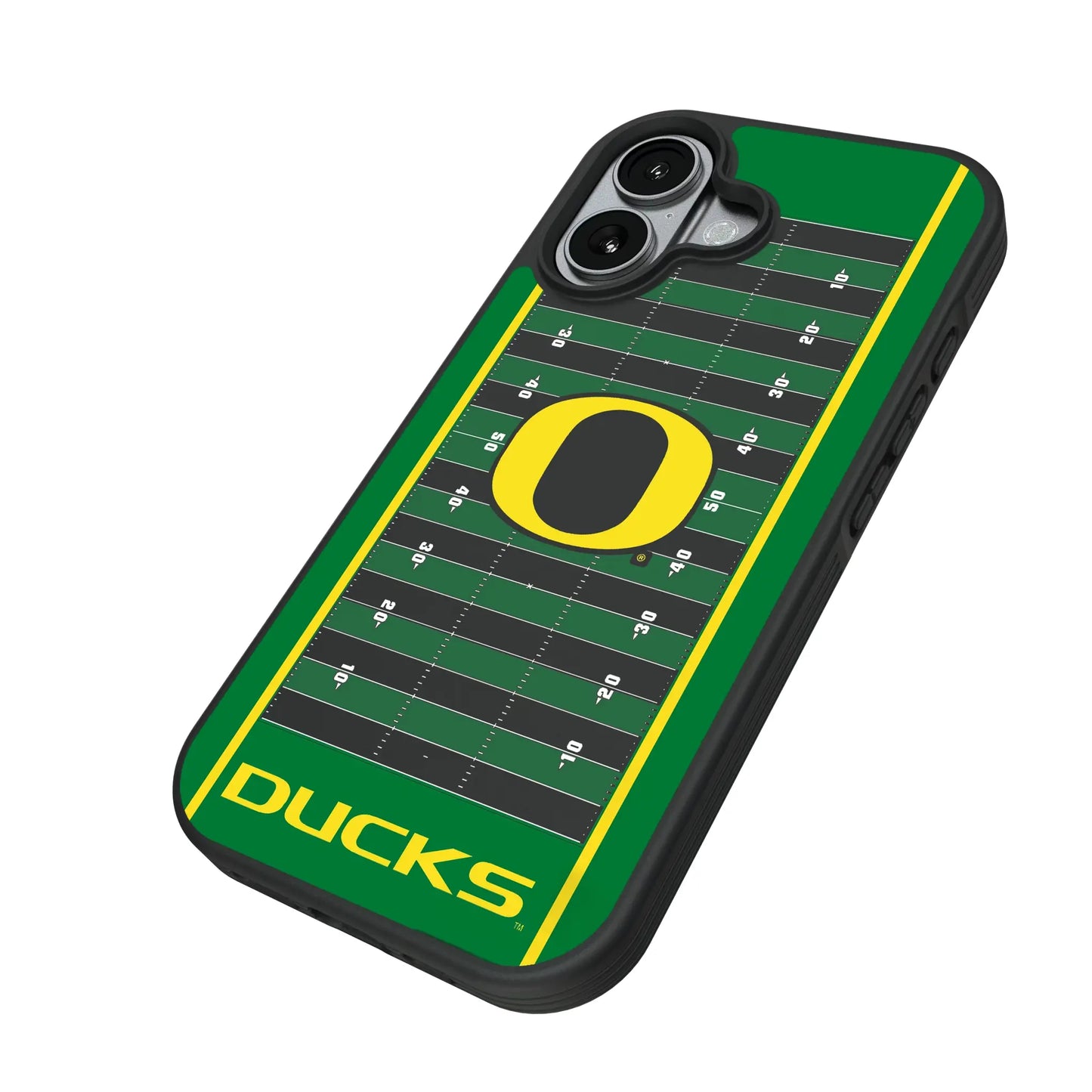 University of Oregon Ducks Field Bump Phone Case for Apple iPhone