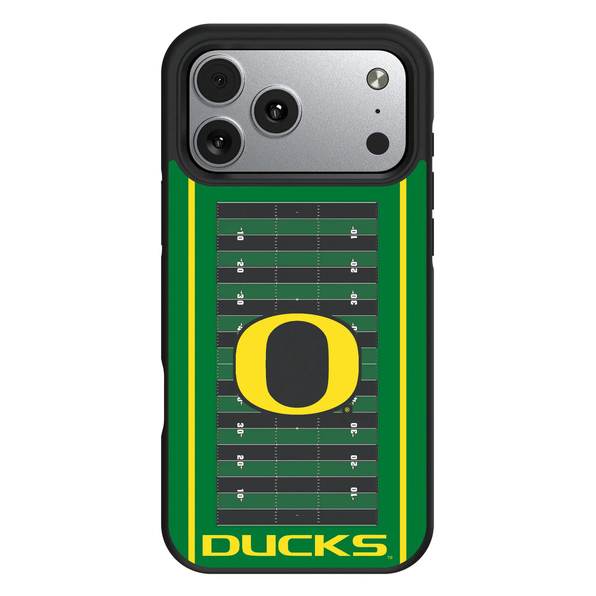 University of Oregon Ducks Field Bump Phone Case for Apple iPhone