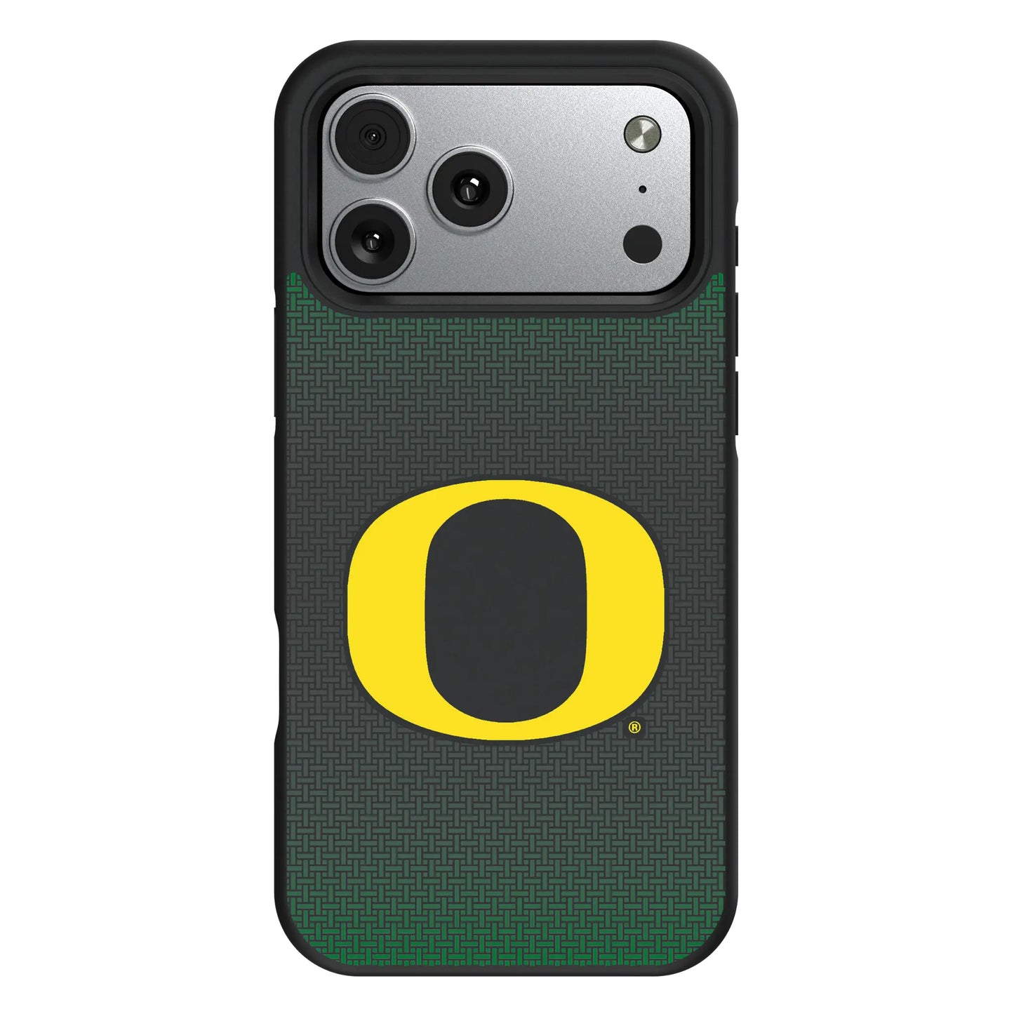 University of Oregon Ducks Linen Bump Phone Case for Apple iPhone