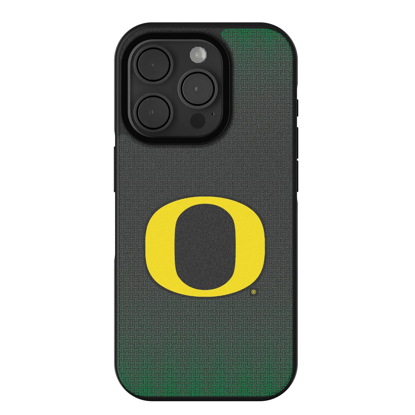 University of Oregon Ducks Linen Bump Phone Case for Apple iPhone