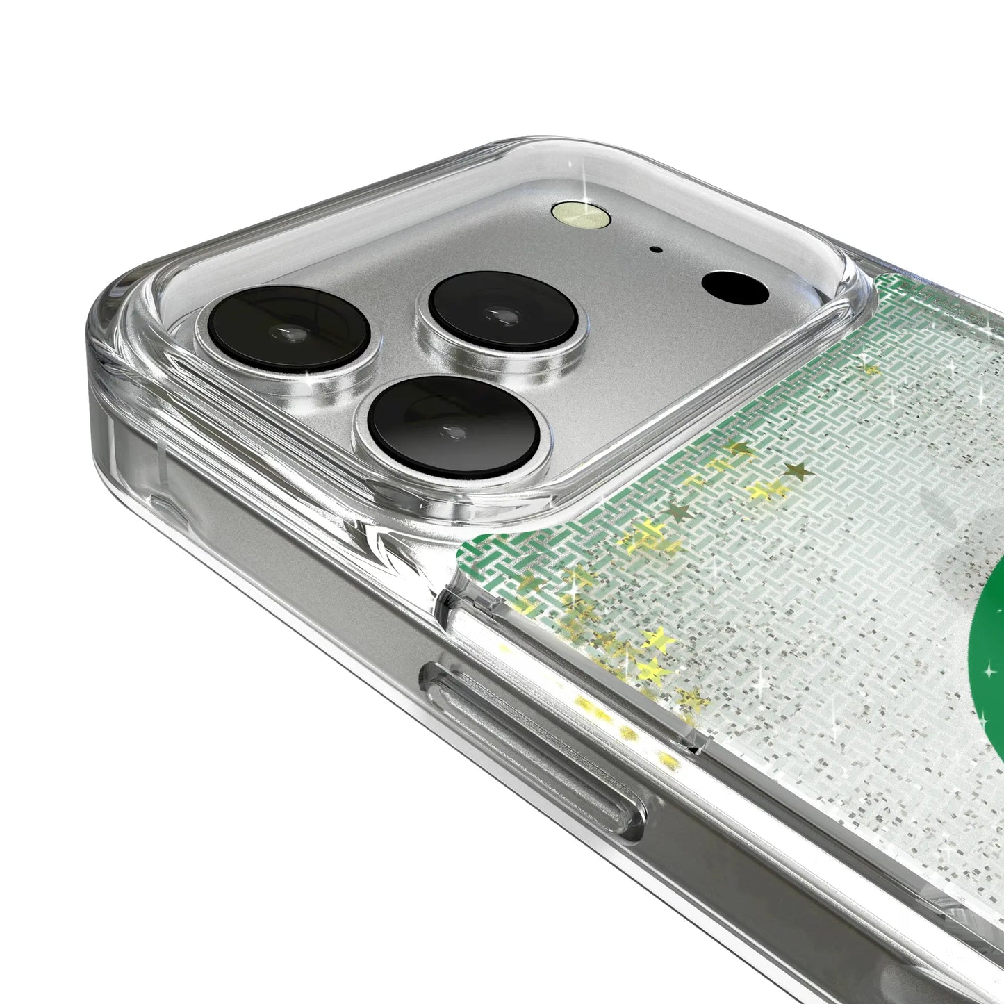 University of Oregon Ducks Linen Glitter Phone Case for Apple iPhone