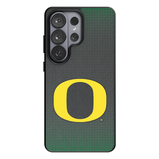 University of Oregon Ducks Linen MagSafe Compatible Phone Case for Samsung Galaxy