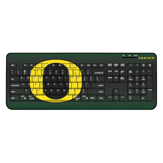 University of Oregon Ducks Linen Wireless USB Keyboard