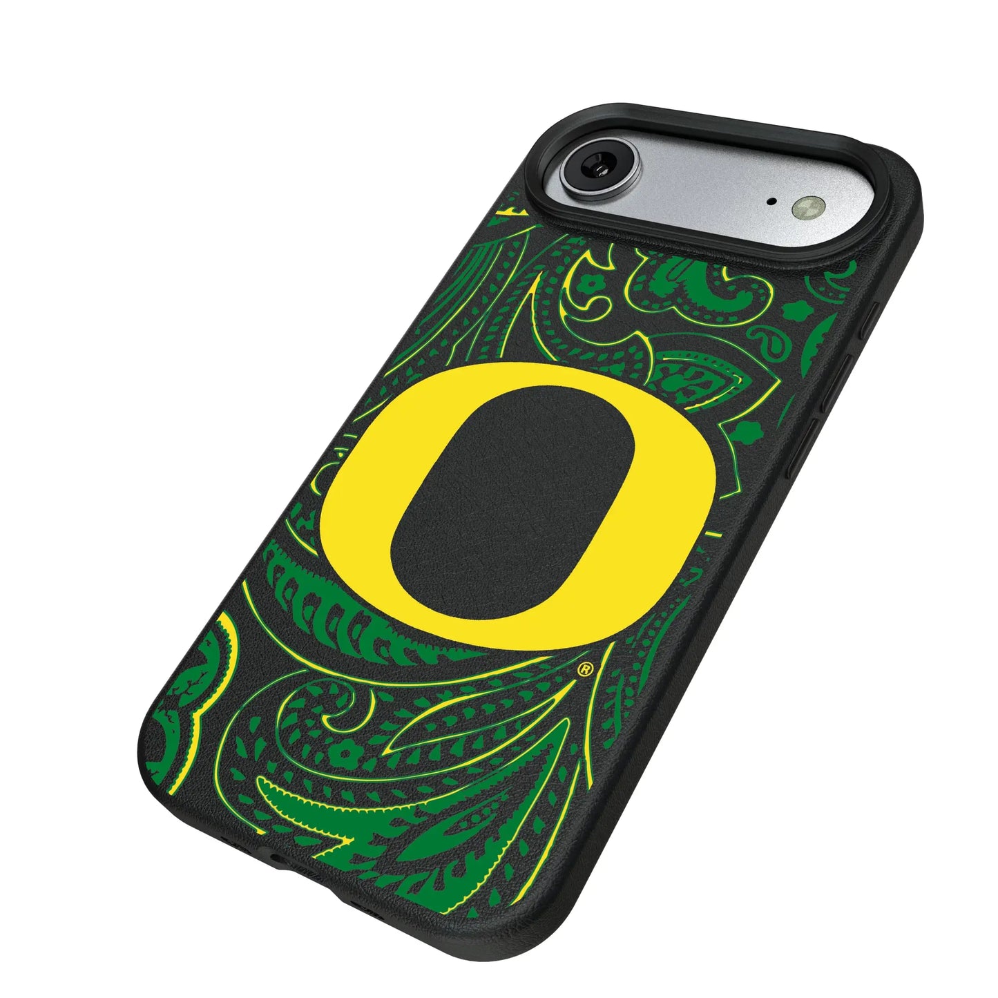 University of Oregon Ducks Paisley MagSafe Compatible Phone Case for Apple iPhone