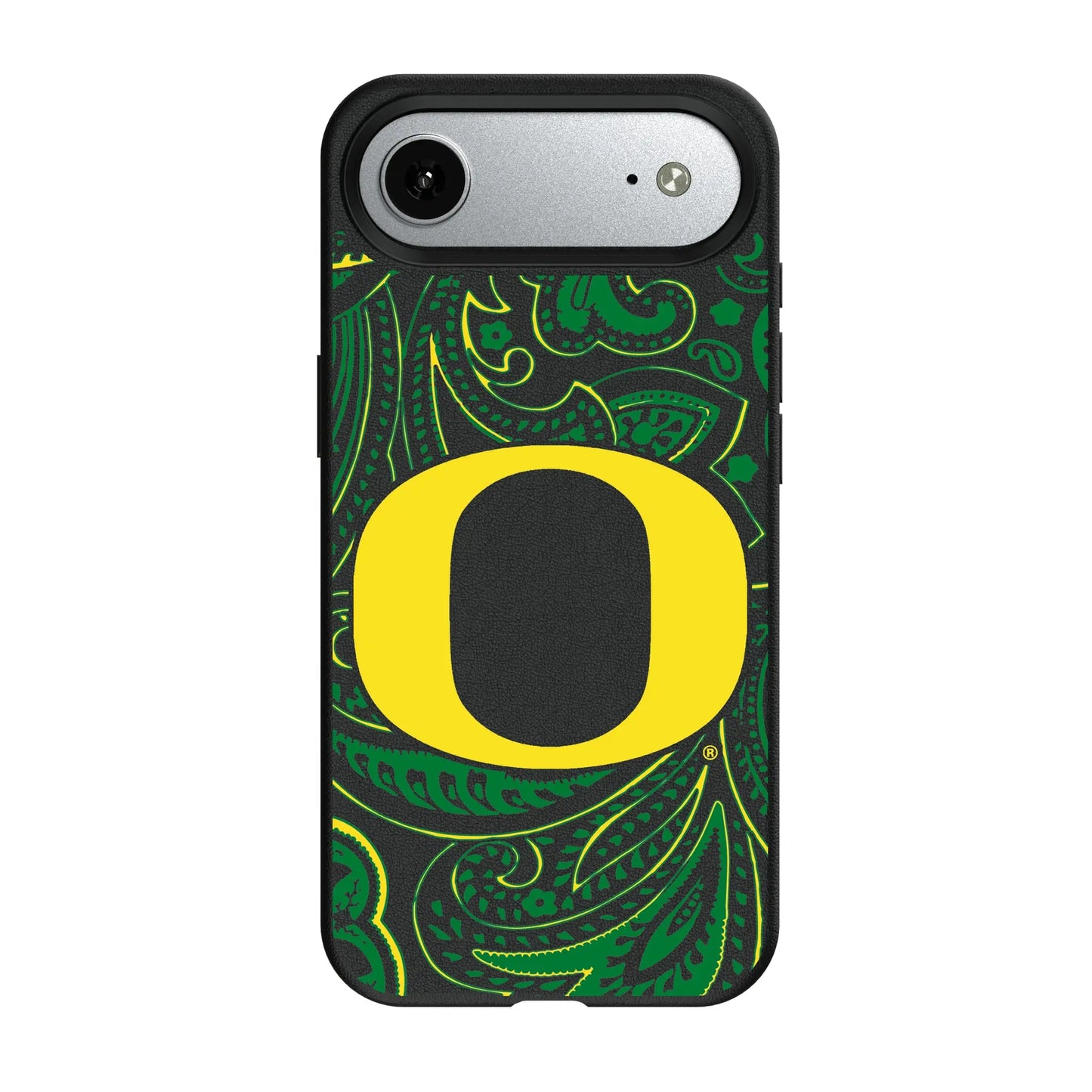 University of Oregon Ducks Paisley MagSafe Compatible Phone Case for Apple iPhone
