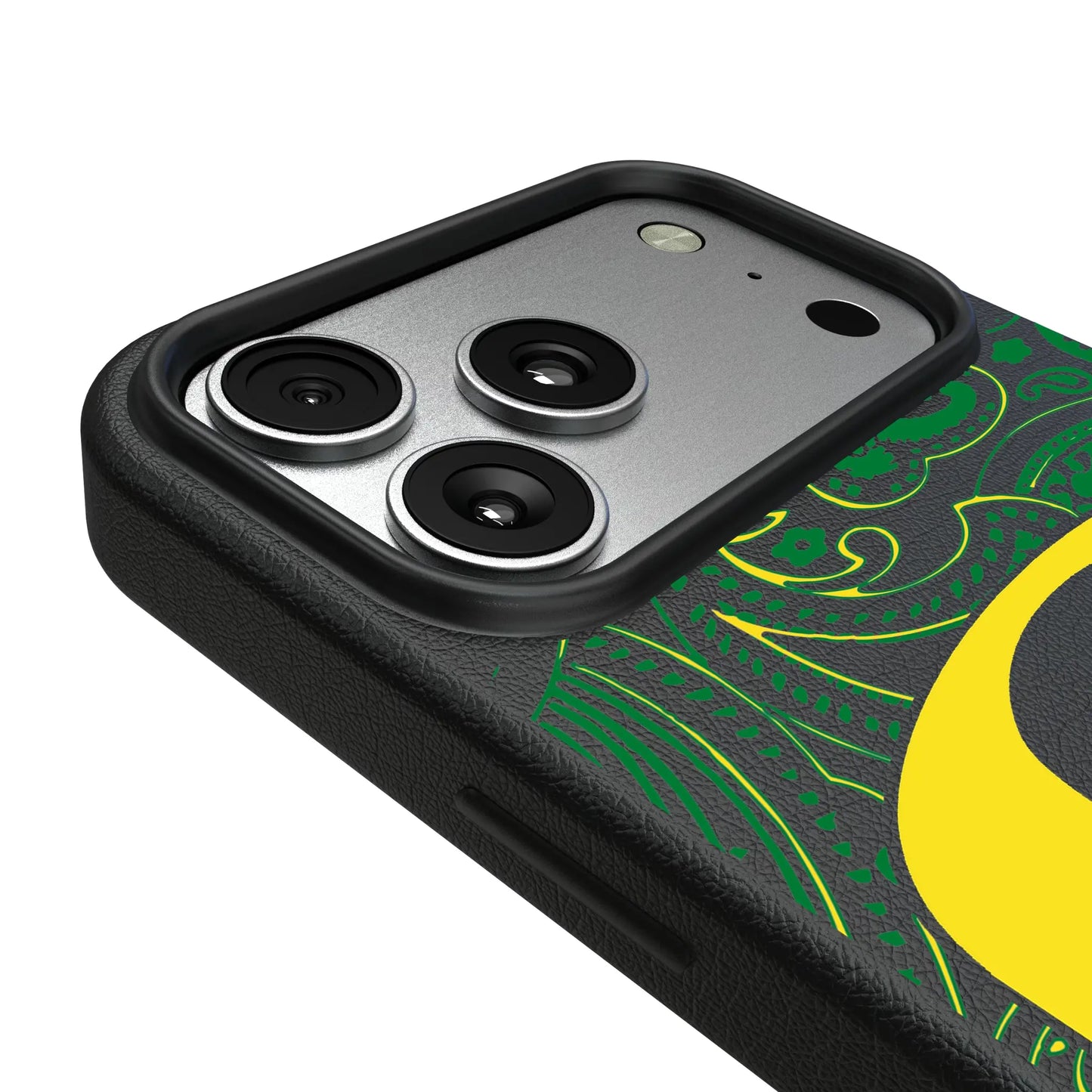 University of Oregon Ducks Paisley MagSafe Compatible Phone Case for Apple iPhone