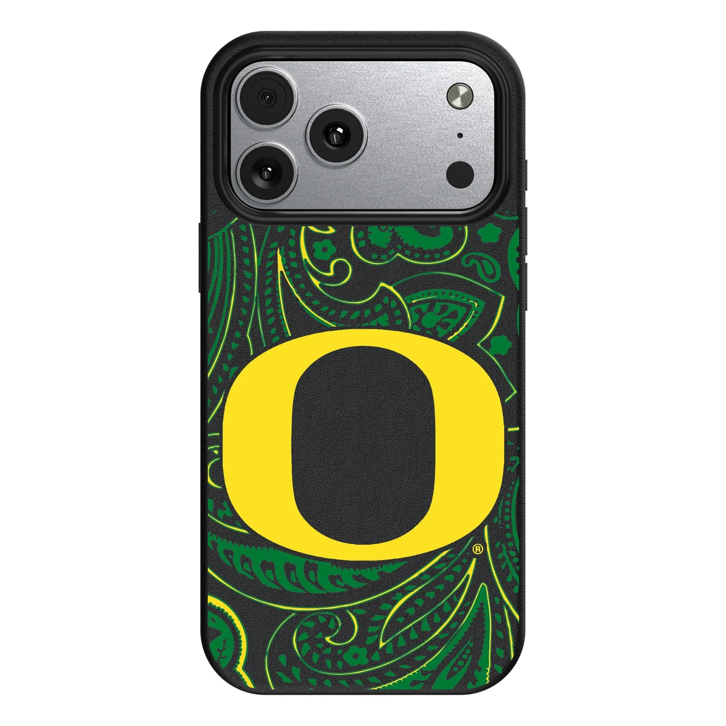 University of Oregon Ducks Paisley MagSafe Compatible Phone Case for Apple iPhone