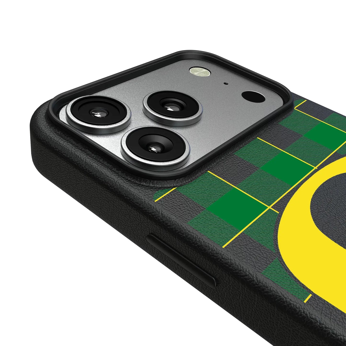University of Oregon Ducks Plaid MagSafe Compatible Phone Case for Apple iPhone